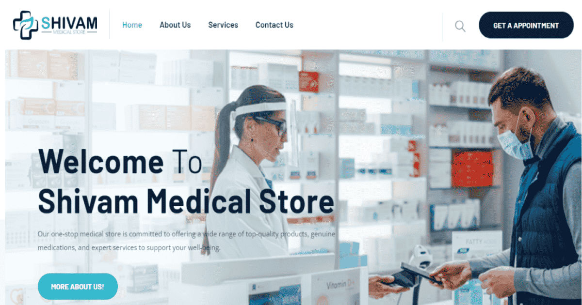 shivam-medical-store Website Created By Crazeit.dev